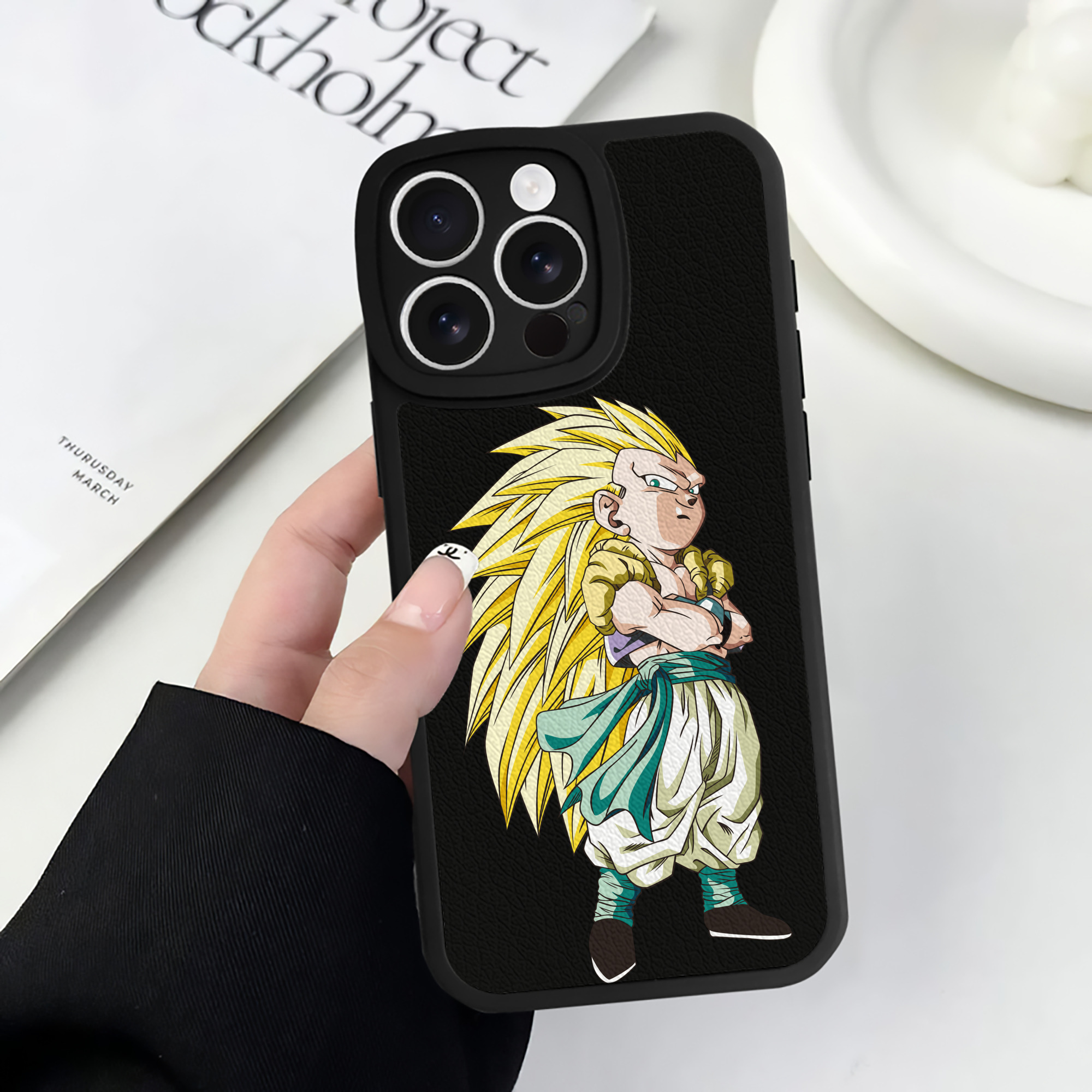 （画像用） ドラゴンボール ベジット DRAGON BALL Vegetto 【iPhone 16シリーズ対応】シリコンスマホケース（レザー調） 材質：シリコン